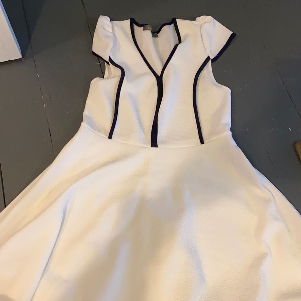 White dress.